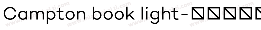 Campton book light字体转换